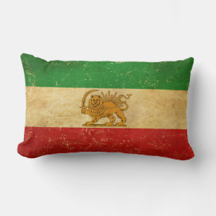 Iran Vlag Leeuw en zon sjah van Iran Vlag Kussen