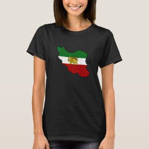 Iran vlag met leeuw t-shirt