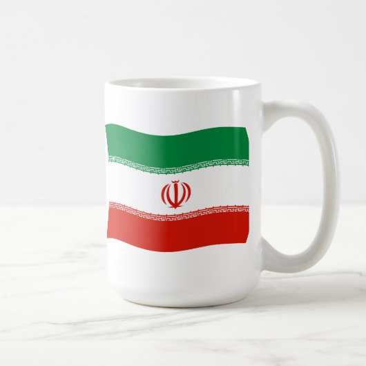 Iran Vlag Mokkop Koffiemok (Rechts)