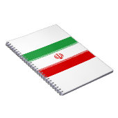 Iran Vlag Notitieboek (Rechterzijde)