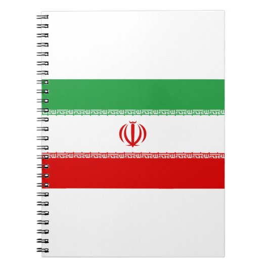 Iran Vlag Notitieboek (Voorkant)