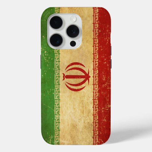 Iran vlag ontwerp Case-Mate iPhone case (Achterkant)