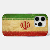 Iran vlag ontwerp Case-Mate iPhone case (Achterkant (horizontaal))