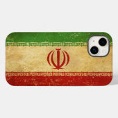Iran vlag  ontwerp Case-Mate iPhone case (Achterkant (horizontaal))