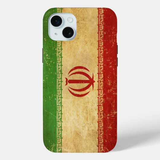 Iran vlag  ontwerp Case-Mate iPhone case (Achterkant)