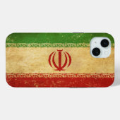 Iran vlag  ontwerp Case-Mate iPhone case (Achterkant (horizontaal))