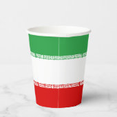 Iran vlag papieren bekers (Rechts)
