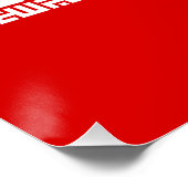 Iran vlag perfect poster (Hoek)