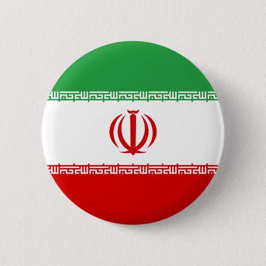 Iran vlag ronde button 5,7 cm (Voorkant)