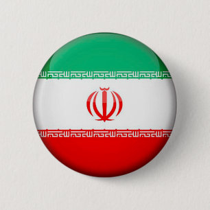 Iran vlag ronde button 5,7 cm