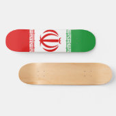 Iran vlag skateboard (Horizontaal)