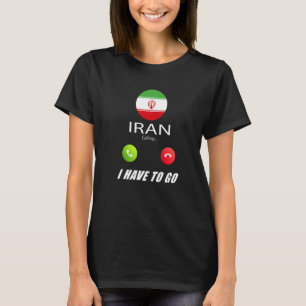 Iran Vlag Souvenir Iran Roept Is Calling T-shirt