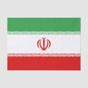 Iran vlag tissuepapier
