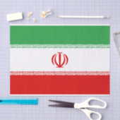 Iran vlag tissuepapier (Craft)
