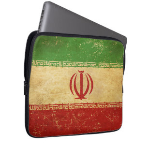 Iran Vlag Vintage Design Laptop Hoes