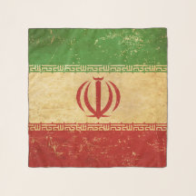 Iran Vlag Vintage Ontwerp