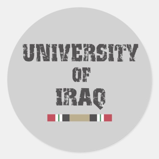 Iraq D 2-sticker Ronde Sticker (Voorkant)