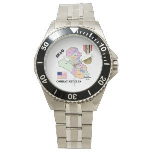 IRAQ VETERANS / 1 CAMPAIGN STAR HORLOGE
