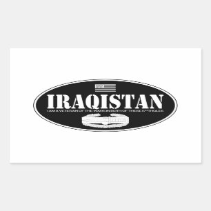 Iraqistan CAB Rechthoekige Sticker