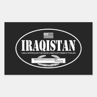 Iraqistan CIB Rechthoekige Sticker
