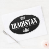 Iraqistan EOD Ovale Sticker (Envelop)