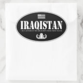 Iraqistan EOD Ovale Sticker (Tas)