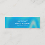 Irediscent de la carte d'insertion de contact de l (Dos)