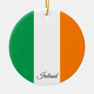 Ireland Christmas Ornament, Irish Flag Keramisch Ornament