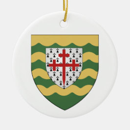 Ireland County Donegal Ceramic Kerstversiering Keramisch Ornament