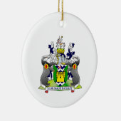 Ireland County Fermanagement Kerstversient Keramisch Ornament (Rechts)