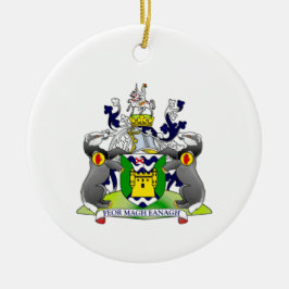 Ireland County Fermanagement Kerstversient Keramisch Ornament