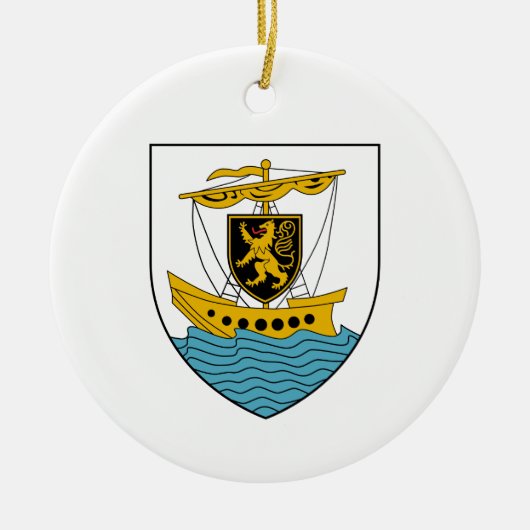 Ireland County Galway kerstversiering Keramisch Ornament (Voorkant)
