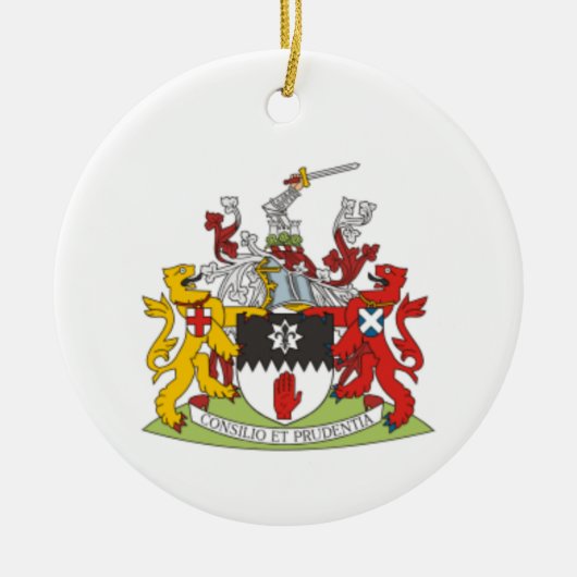 Ireland County Tyrone Kerstversiering Keramisch Ornament (Voorkant)