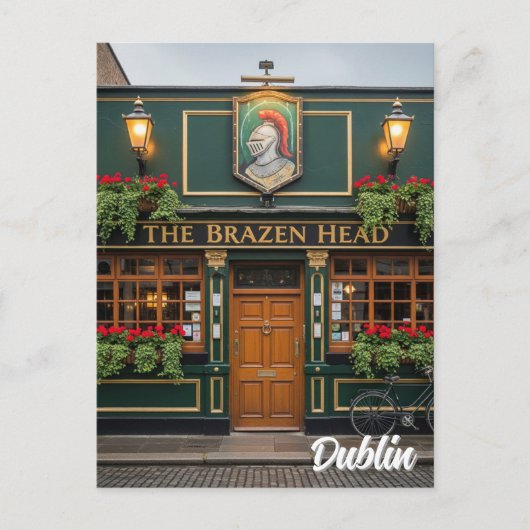 Ireland Dublin Pub Briefkaart (Voorkant)