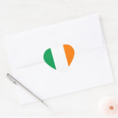 Ireland Flag Heart Sticker (Envelop)
