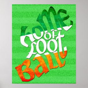 Ireland Home of Football GAA Poster