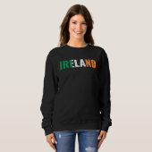 Ireland Irish Home Pride Irish Flag Trui (Voorkant volledig)