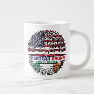 Ireland Irish US American USA United States Tree Extra Grote Beker