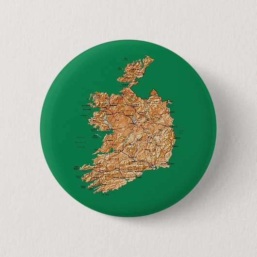 Ireland Map Button (Voorkant)