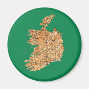 Ireland Map Magnet Magneet
