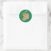 Ireland Map Sticker (Tas)