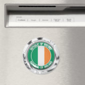 Ireland Round Emblem Magneet (Insitu (Vaatwasser))