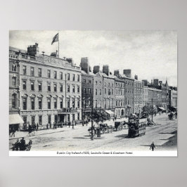  Ireland, Sackville Street 1905 Dublin Poster