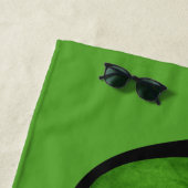 IRELAND Shades serviette de plage de texte personn (En situation)