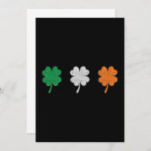 Ireland Shamrock Clover Flag (Voorkant / Achterkant)