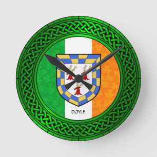 Ireland Shamrock Flag - Doyle Ronde Klok