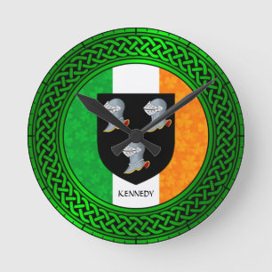 Ireland Shamrock Flag - Kennedy Ronde Klok