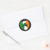 Ireland Shamrock Shield Sticker (Envelop)