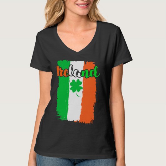 Ireland shamrock St Patrick's Day 1 T-shirt (Voorkant)