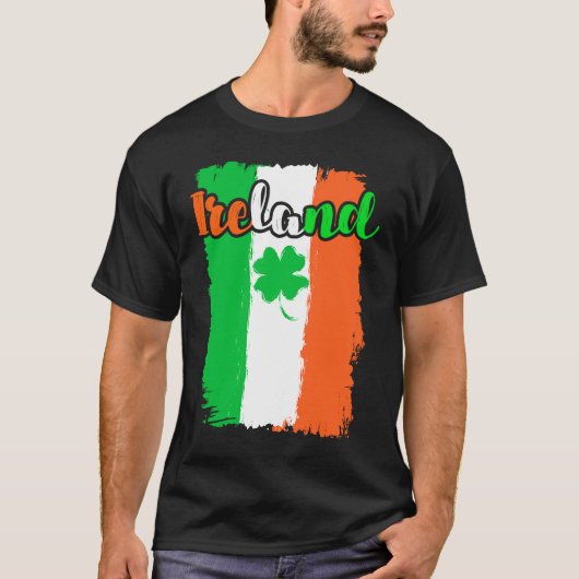 Ireland shamrock St Patrick's Day  1 T-shirt (Voorkant)